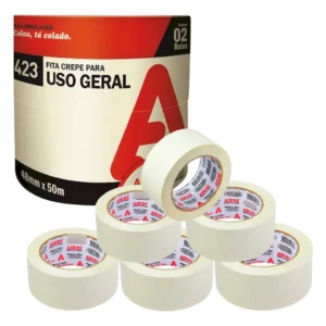 Fita Crepe Uso Geral Larga Pintura 48mm X 50m (Unidades)
