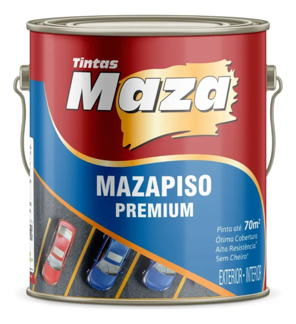 Maza Tinta Super Piso Resistência Premium 3,6 Litros Cores