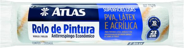 Pincéis Atlas 773/10 ROLO DE PINTURA ANTIRESP LA SINT. 23CM