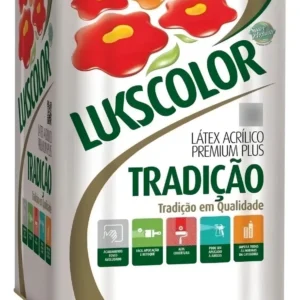 Tradição Látex Acrílico Lukscolor 18 litros branco