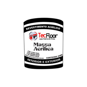 Massa Acrílica TecFloor - 25kg | Uso Interno e Externo