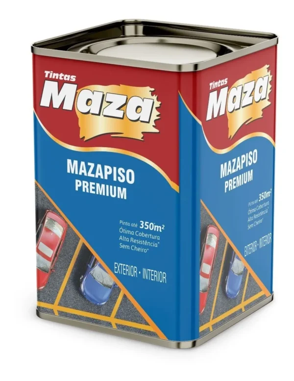 Maza Tinta Super Piso Resistência Premium 18 Litros Cores
